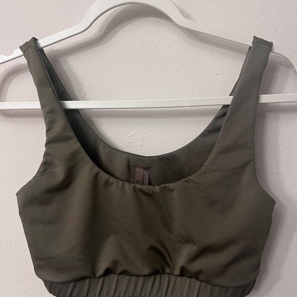 Lulu's Olive Green Crop Top 310
